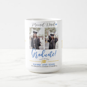 Taza De Café Sencillo y elegante tapón de oro de graduación gra