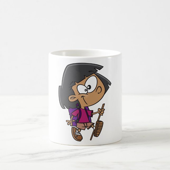 Taza De Café Senderismo chica (Subido por el creador)