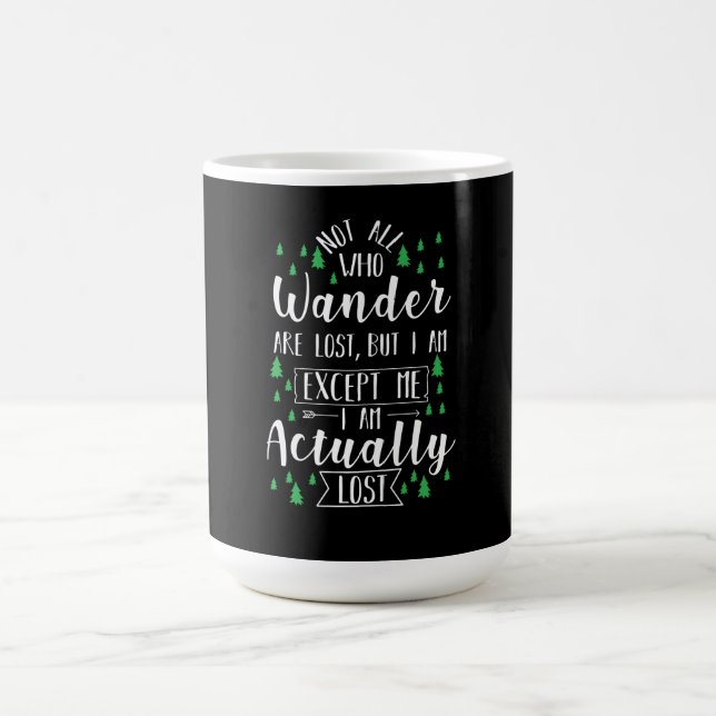 Taza De Café Senderismo divertido (Centro)