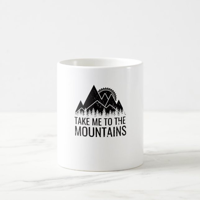 Taza De Café Senderismo - Llévame A Las Montañas (Centro)