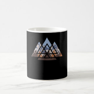 Taza De Café Senderismo Montaña Terrestre Senderismo Camping Na