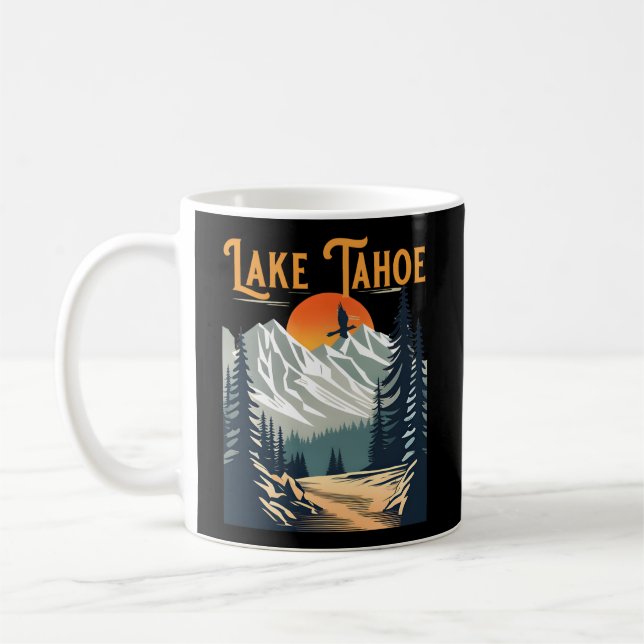 Taza De Café Senderismo por el lago Tahoe (Izquierda)