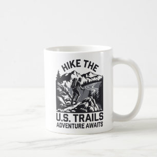 Taza De Café Senderismo por la aventura de los senderos de EE.U