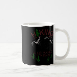 Taza De Café Senderismo Retro Oso Divertido Senderismo Es Solo 