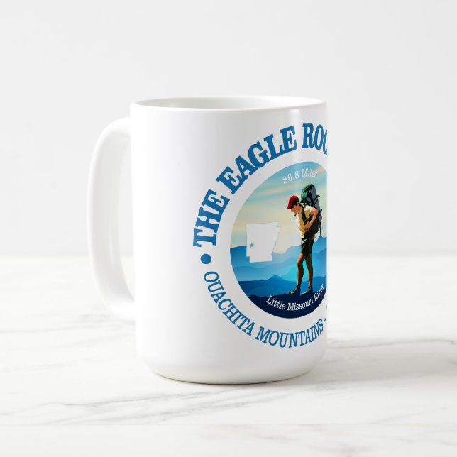 Taza De Café Sendero de Loop Rock Eagle (Anverso izquierdo)