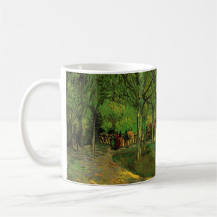 Taza De Café Sendero en el Jardín Público, Arlés por Vincent va