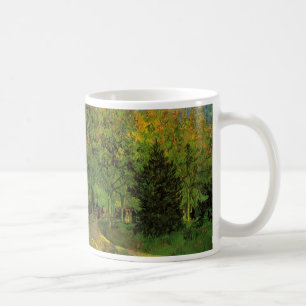 Taza De Café Sendero en el Jardín Público, Arlés por Vincent va