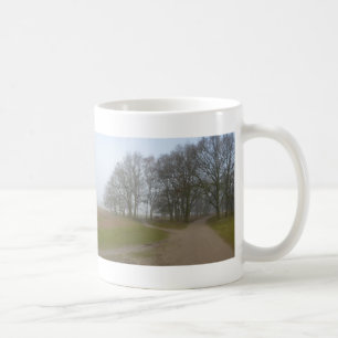 Taza De Café Sendero Panorámico de Heathland en Fog Mug