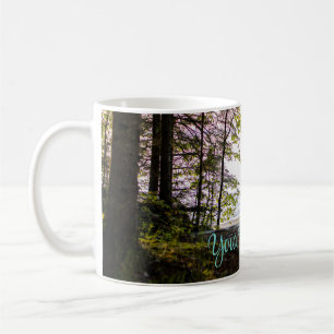 Taza De Café Sendero personalizado del lago Mug, superior Pure