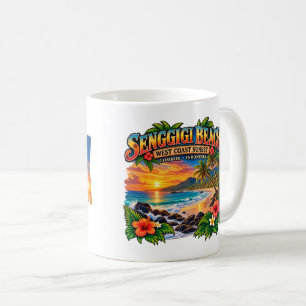 Taza De Café Senggigi Beach personalizado Lombok