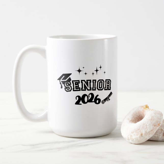 Taza De Café Senior 2026 Mug (Con donut)