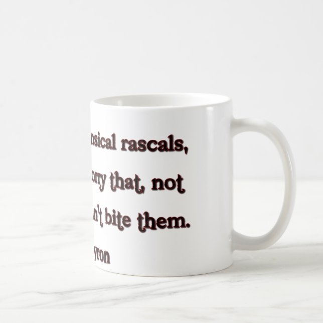 Taza De Café Señor Byron Quote (Derecha)