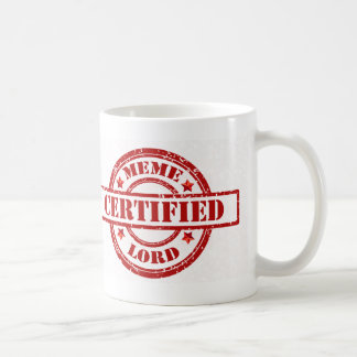 Taza De Café Señor certificado Mug de Meme