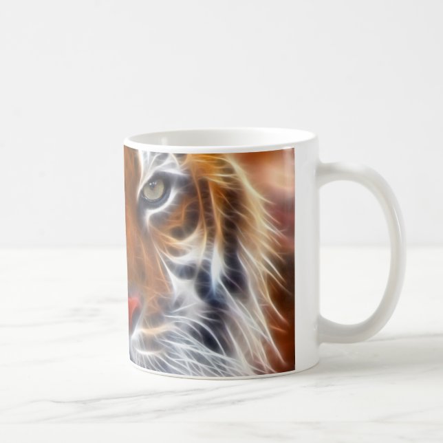 Taza De Café Señor de las selvas indias, el tigre de Bengala (Derecha)
