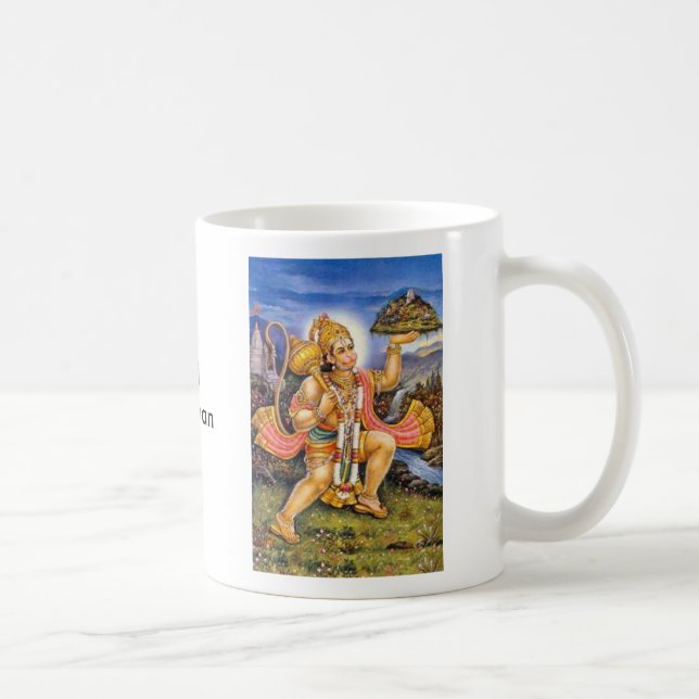 Taza De Café Señor Hanuman, señor Hanuman, LordHanuman (Derecha)