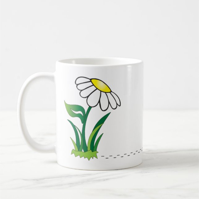 Taza De Café Señora Bug Daisy Mug (Izquierda)