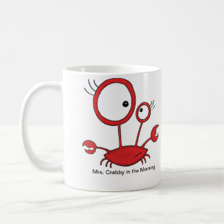 Taza De Café Señora Crabby por la mañana