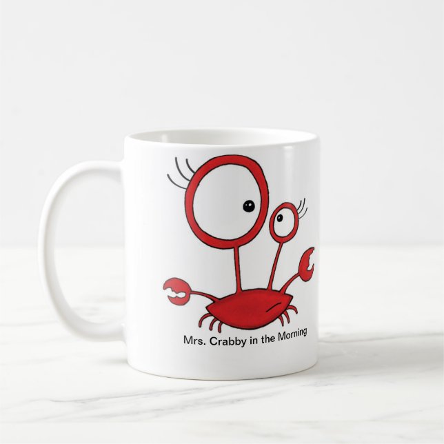 Taza De Café Señora Crabby por la mañana (Izquierda)