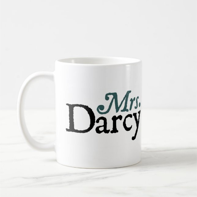 Taza De Café Señora Darcy Mug de Jane Austen (Izquierda)
