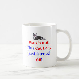 Taza De Café Señora de 60 gatos