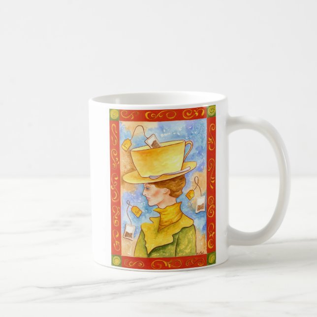 Taza De Café Señora de bolsita de té (Derecha)
