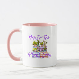 Taza de café "Señora de las Plantas" de jardinería