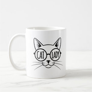 Taza De Café Señora de los Gatos 