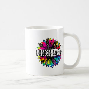 Taza De Café Señora del Almuerzo Girasol Leopardo Tie Dye Ck al