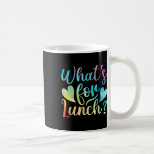 Taza De Café Señora del almuerzo ¿Qué hay para almorzar? Tripul
