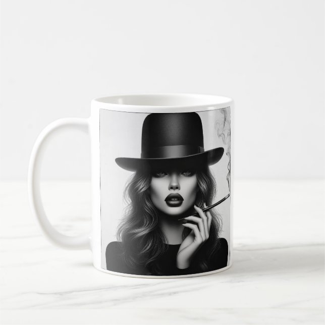 Taza De Café ¡Señora fumadora! (Izquierda)