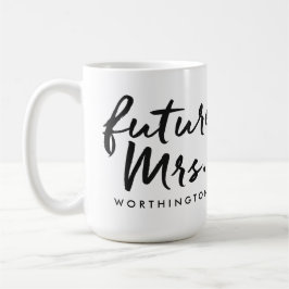Taza De Café Señora futura manuscrita