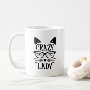 Taza De Café Señora Gata Loca