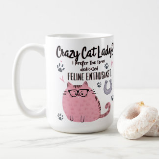 Taza De Café ¿Señora Gata Loca? Regalo divertido para amantes d