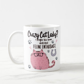 Taza De Café ¿Señora Gata Loca? Regalo Divertido para Amantes d