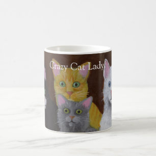 Taza de café Señora Gatos Locos