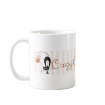 Señora loca Cafe Mug del gato