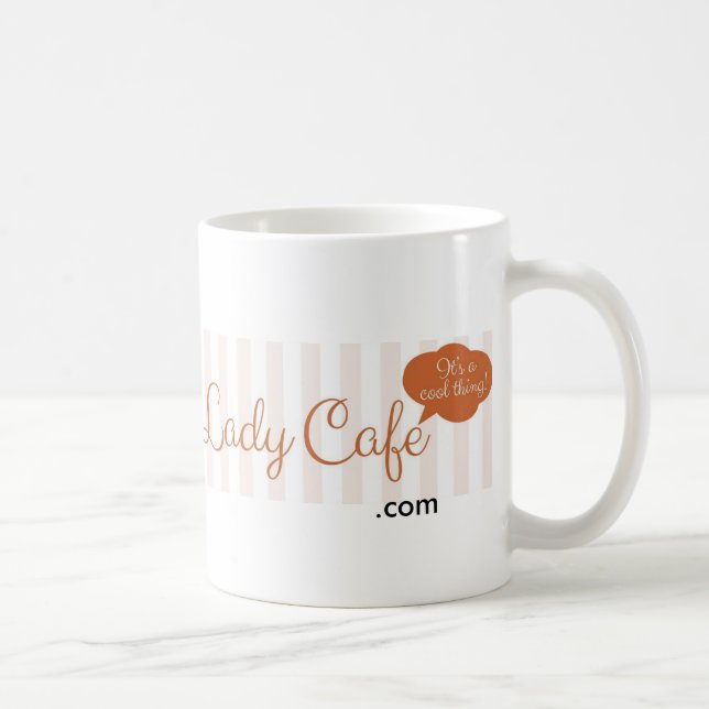 Taza De Café Señora loca Cafe Mug del gato (Derecha)