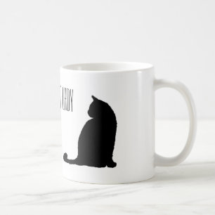 Taza De Café Señora loca clásica Mug del gato