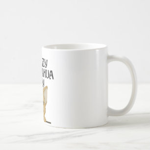 Taza De Café Señora loca de la chihuahua