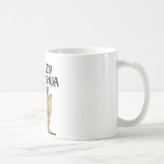 Taza De Café Señora loca de la chihuahua