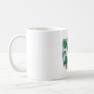Taza De Café Señora Loca de las Plantas Regalo Divertido de Art
