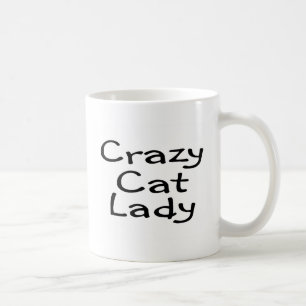 Taza De Café Señora loca del gato
