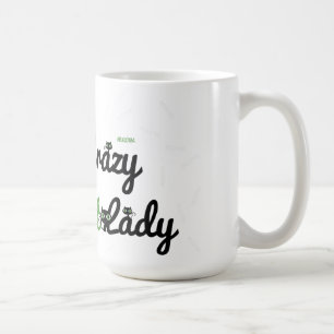 Taza De Café Señora loca del gato