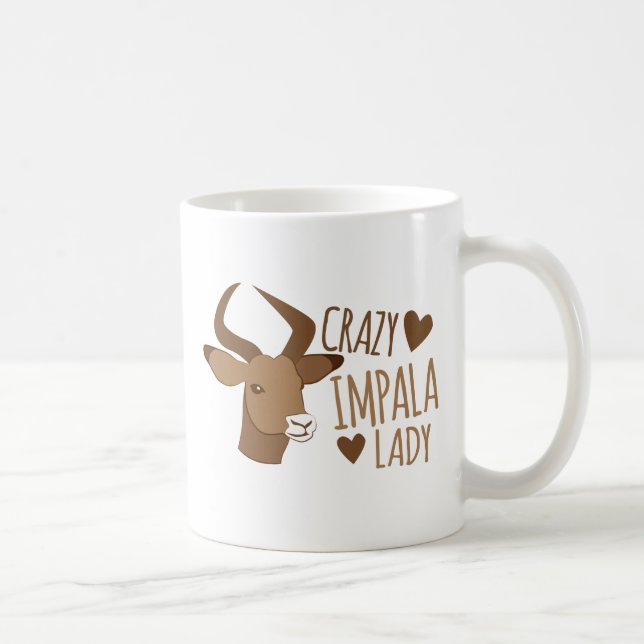 Taza De Café señora loca del impala (Derecha)