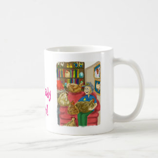Taza De Café ¡Señora loca del pollo - llegando!