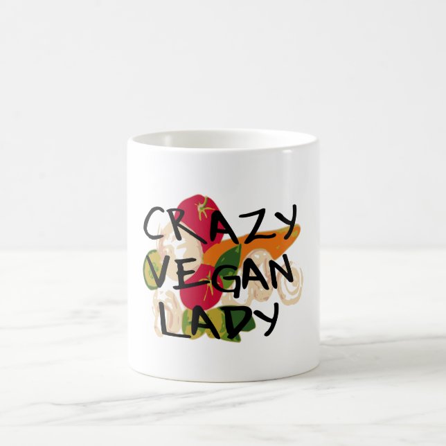 TAZA DE CAFÉ SEÑORA LOCA DEL VEGANO (Centro)