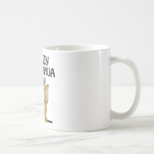 Taza De Café Señora loca Mug de la chihuahua