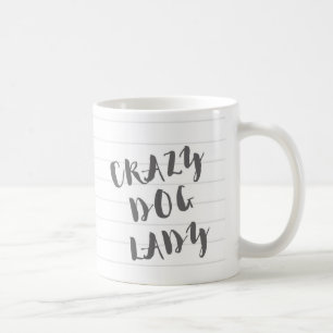 Taza De Café Señora loca Mug del perro
