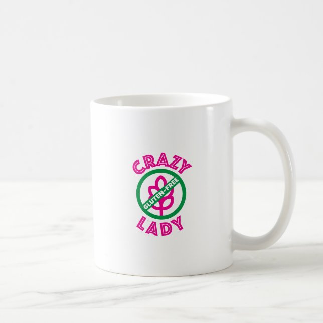 Taza De Café Señora Loca Sin Gluten (Derecha)