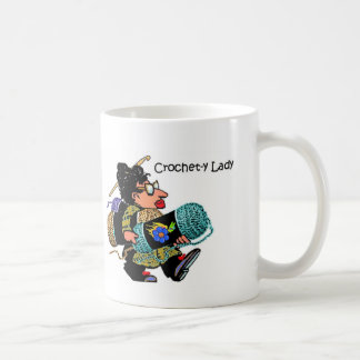 Taza De Café Señora Mug del Ganchillo-y